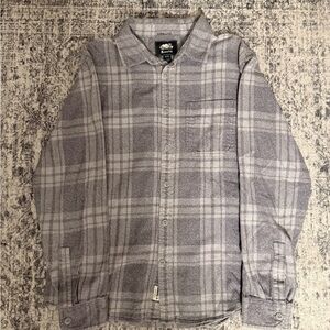 Roots Heathered Gray Knit Flannel